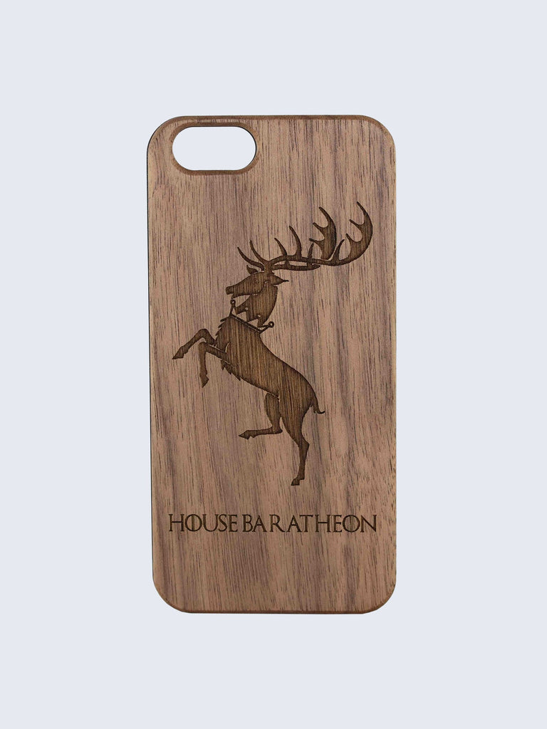 Baratheon Game Of Thrones Laser Engraved Wooden iPhone Case
