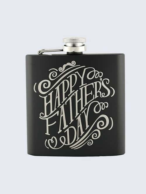 Happy Father's Day Flask