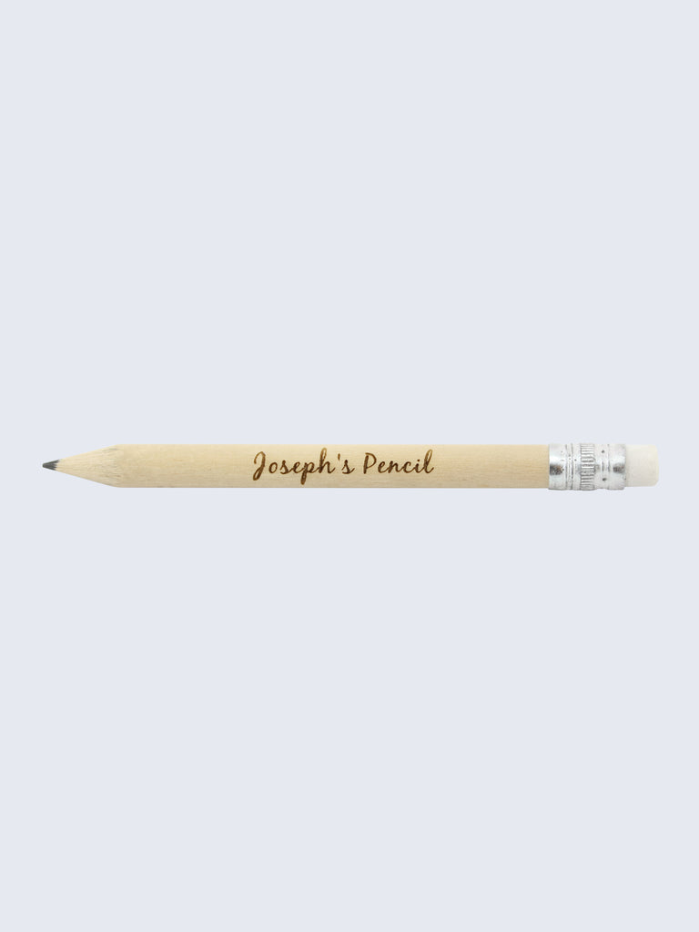 Personalised Wedding Birthday Save The Date Pencils Natural Wood 10cm Length