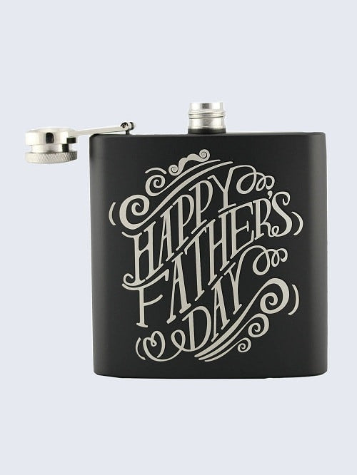 Happy Father's Day Flask