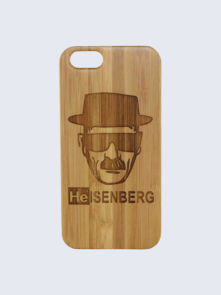 Heisenberg Laser Engraved Wooden iPhone Case