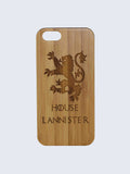 Lannister Game Of Thrones Laser Engraved Wooden iPhone Case