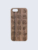Mayan Aztec Pattern Laser Engraved Wooden iPhone Case