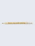 Personalised Wedding Birthday Save The Date Pencils Natural Wood 10cm Length