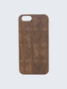 Squares Circles Pattern Laser Engraved Wooden iPhone Case