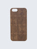 Squares Circles Pattern Laser Engraved Wooden iPhone Case