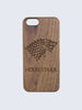 Stark Game Of Thrones Laser Engraved Wooden iPhone Case