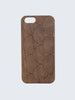 Swirls Pattern Laser Engraved Wooden iPhone Case