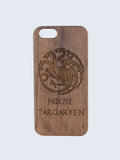 Targaryen Game Of Thrones Laser Engraved Wooden iPhone Case